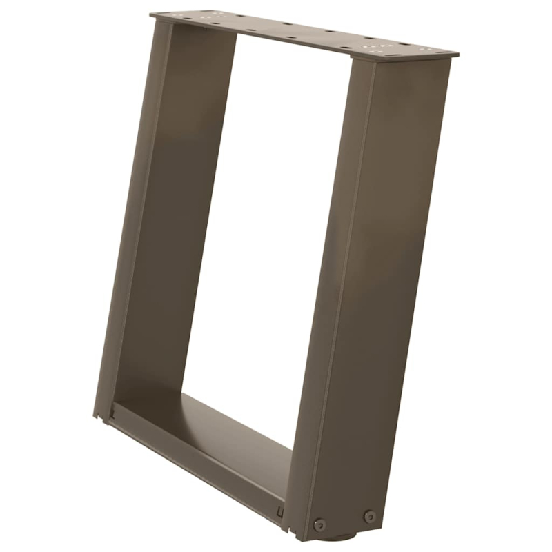 Couchtischbeine U-Form 2 Stk. Naturstahl 50x(42-43) cm Stahl