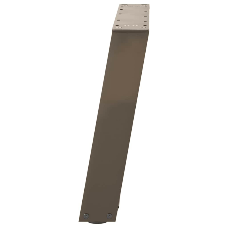 Couchtischbeine U-Form 2 Stk. Naturstahl 50x(42-43) cm Stahl