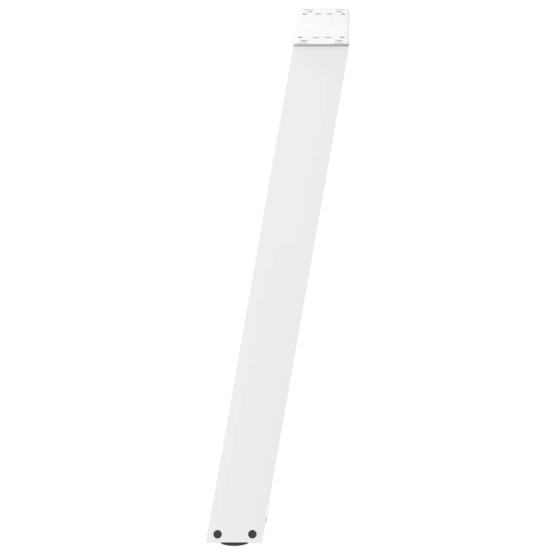 Konsolentischbeine U-Form 2 Stk. Weiß 28x(72-73) cm Stahl