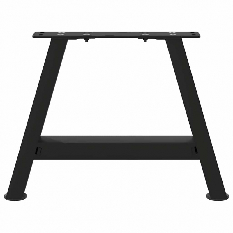 Couchtischbeine A-Form 2 Stk. Schwarz 40x(30-31) cm Stahl