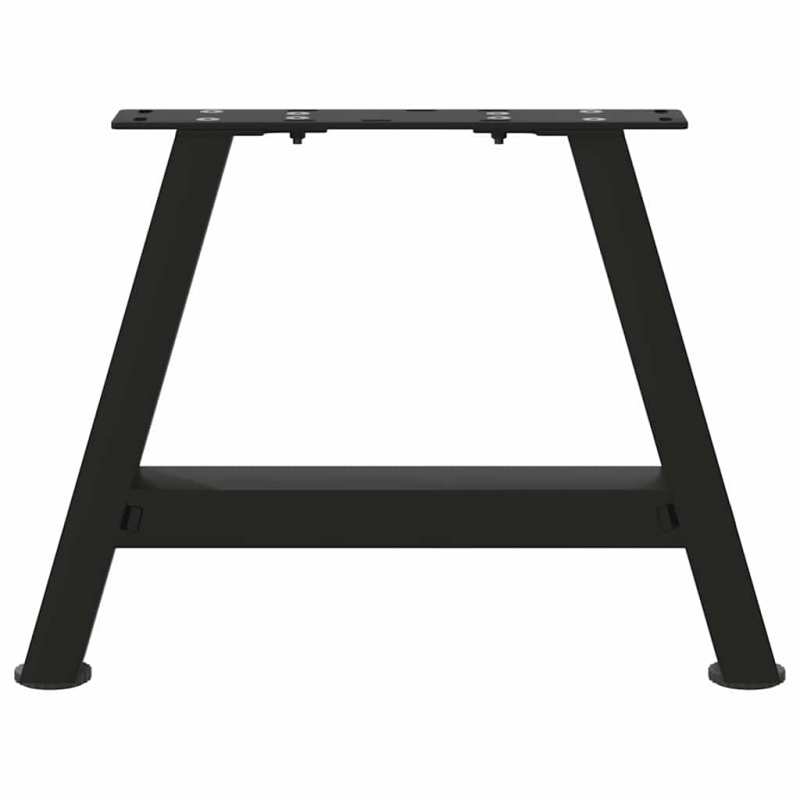 Couchtischbeine A-Form 2 Stk. Schwarz 50x(30-31) cm Stahl