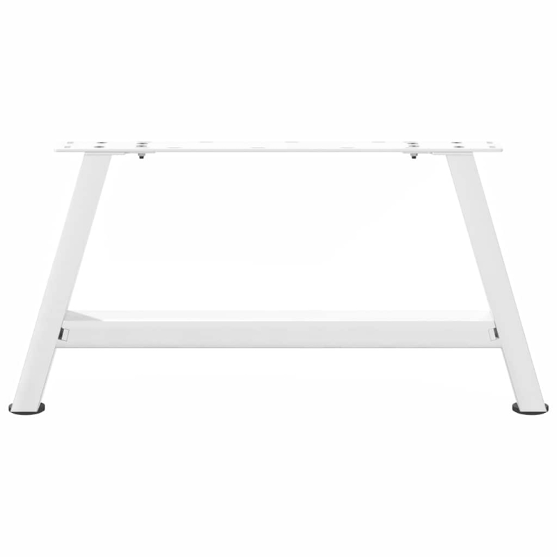 Couchtischbeine A-Form 2 Stk. Weiß 70x(30-31) cm Stahl