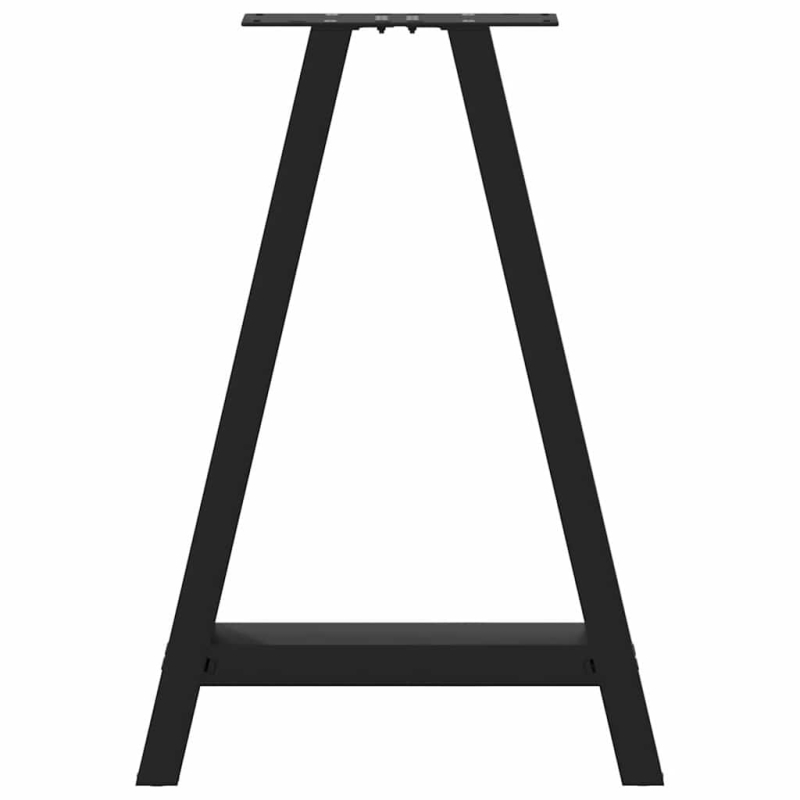 Couchtischbeine A-Form 2 Stk. Schwarz 50x(72-73) cm Stahl