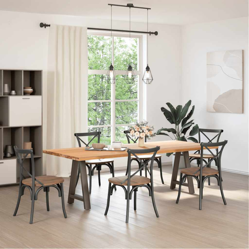 Couchtischbeine A-Form 2 Stk. 50x(72-73) cm Stahl