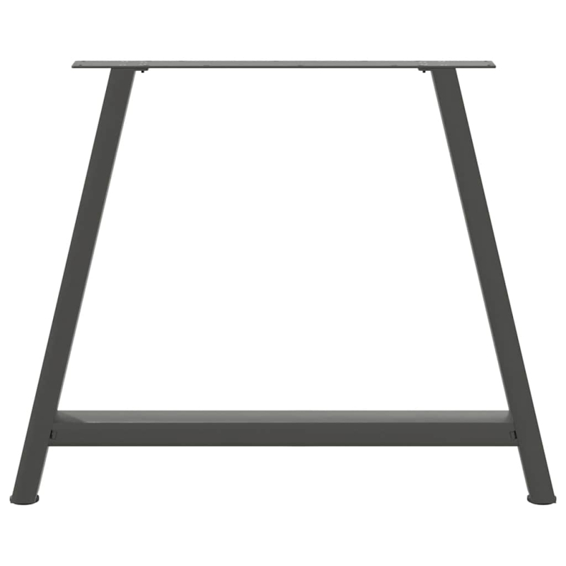 Couchtischbeine A-Form 2 Stk. Anthrazit 100x(72-73) cm Stahl