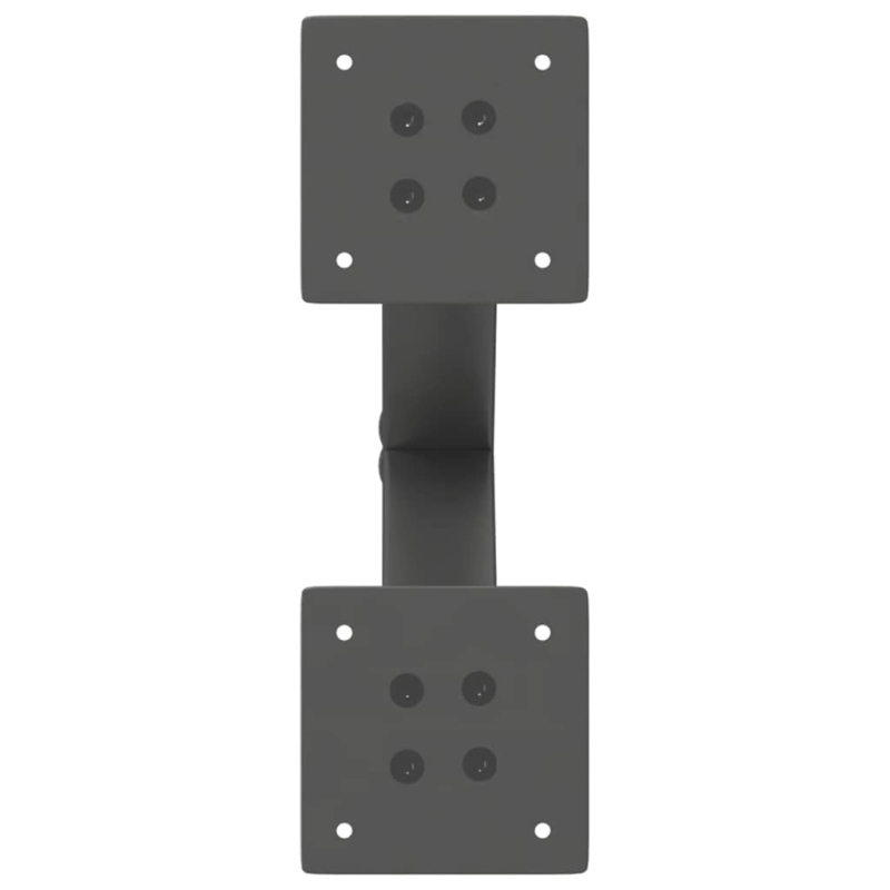 Couchtischbeine X-Form 2 Stk. Anthrazit 37x(30-31) cm Stahl