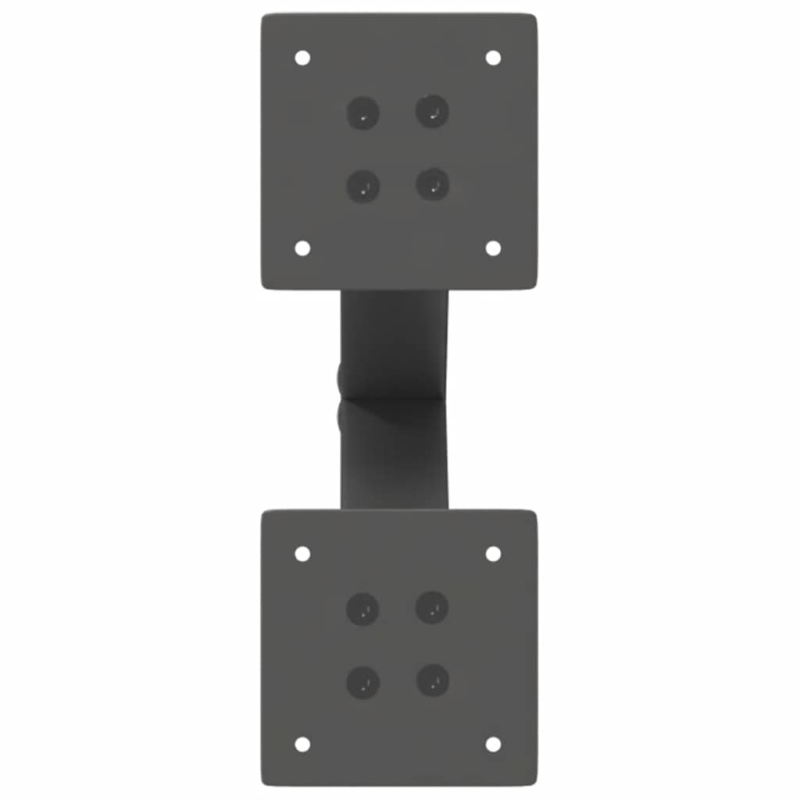 Couchtischbeine X-Form 2 Stk. Anthrazit 28x(42-43) cm Stahl