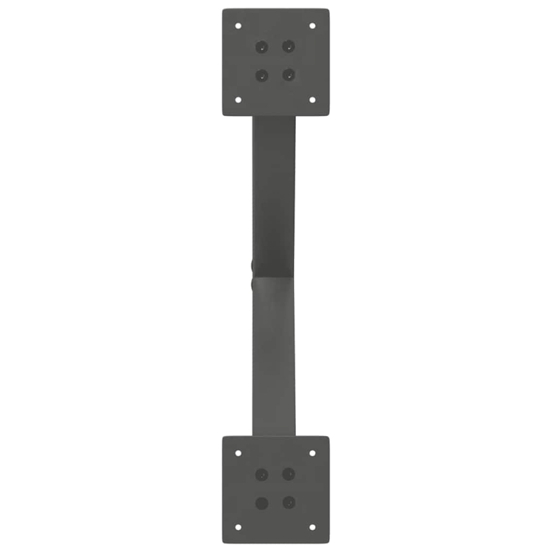 Esstischbeine X-Form 2 Stk. Anthrazit 50x(72-73) cm Stahl