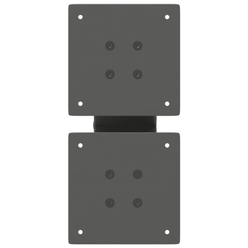 Couchtischbeine X-Form 2 Stk. Anthrazit 40x(30-31) cm Stahl