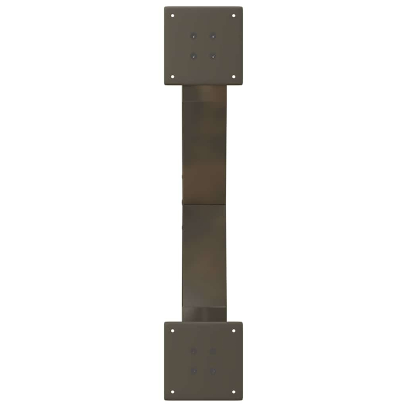 Couchtischbeine X-Form 2 Stk. Naturstahl 70x(30-31) cm Stahl