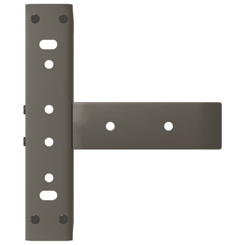 Couchtischbeine T-Form 2 Stk. Naturstahl 30x25x(30-31) cm Stahl