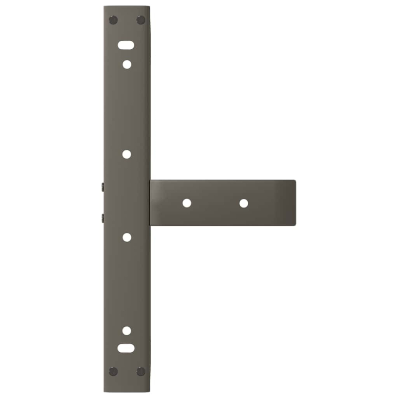 Couchtischbeine T-Form 2 Stk. Naturstahl 40x25x(30-31) cm Stahl