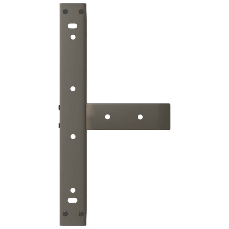 Couchtischbeine T-Form 2 Stk. Naturstahl 50x25x(30-31) cm Stahl