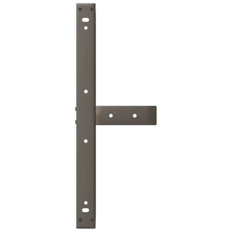 Couchtischbeine T-Form 2 Stk. Naturstahl 70x25x(30-31) cm Stahl