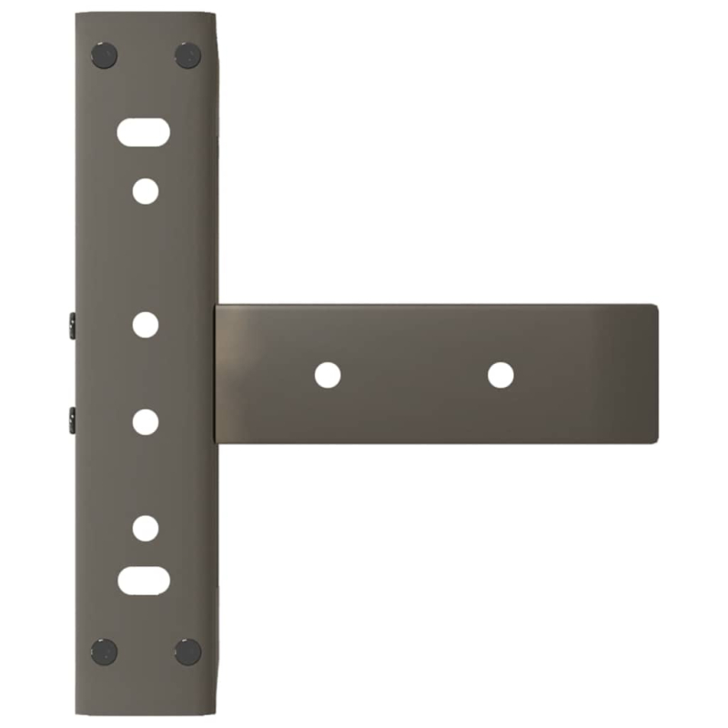 Couchtischbeine T-Form 2 Stk. Naturstahl 28x25x(42-43) cm Stahl