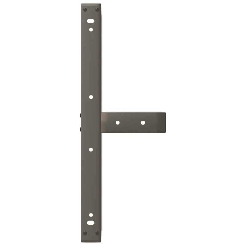 Couchtischbeine T-Form 2 Stk. Naturstahl 70x25x(42-43) cm Stahl