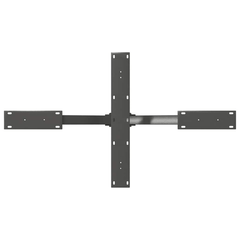 Couchtischbein in Spinnenform Anthrazit 98x58x(42-43) cm Stahl