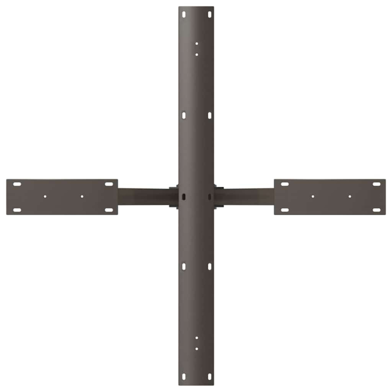 Esstischbein in Spinnenform Naturstahl 85x85x(72-73) cm Stahl