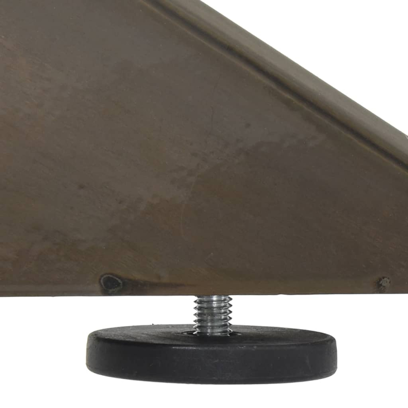 Esstischbein in Spinnenform Naturstahl 85x85x(72-73) cm Stahl