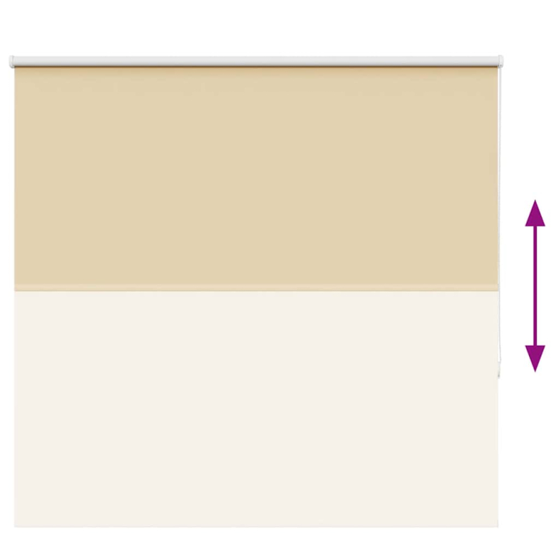 Verdunkelungsrollo Beige 165x175 cm Stoffbreite 161,6 cm