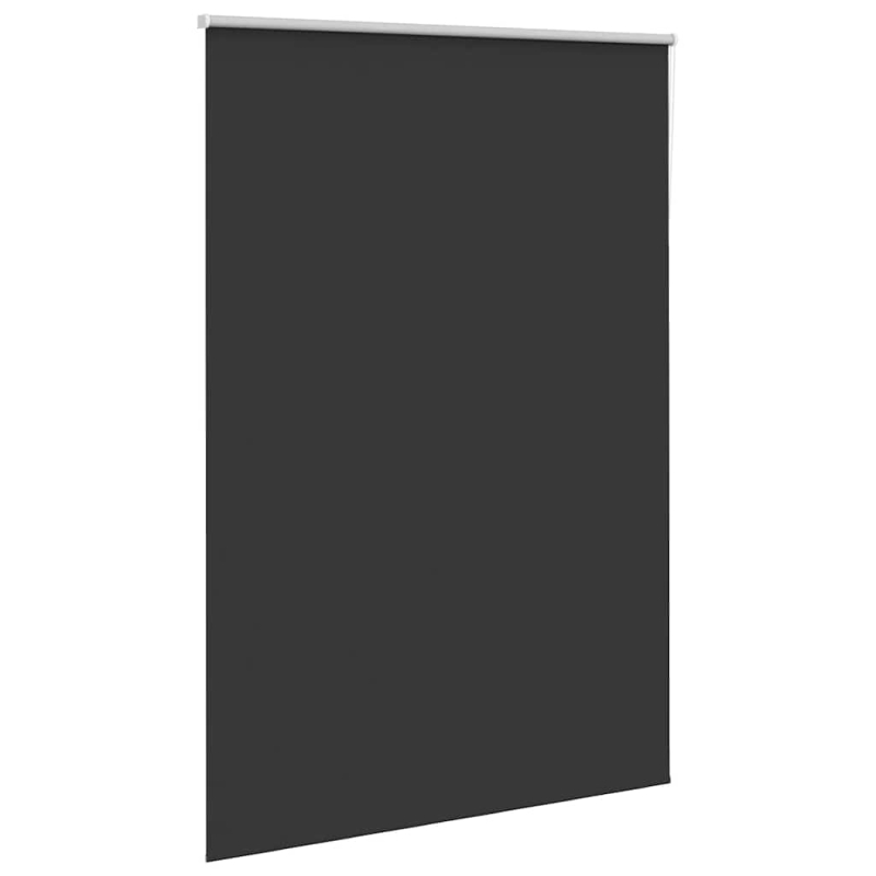 Verdunkelungsrollo Schwarz 155x210 cm Stoffbreite 151,6 cm