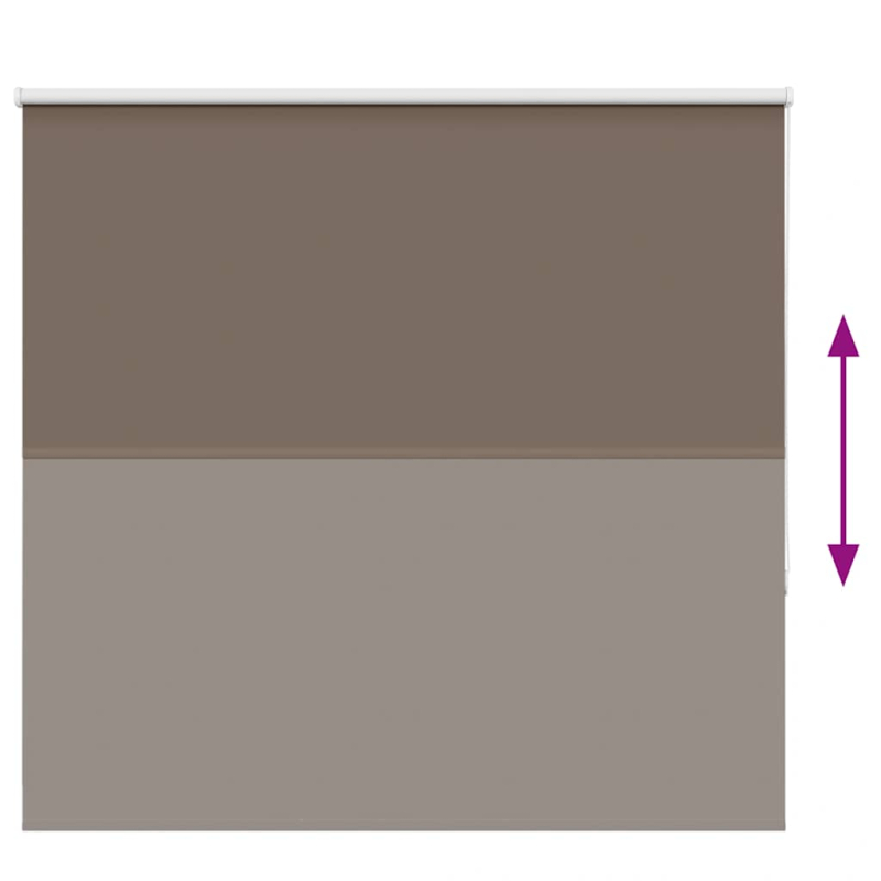 Verdunkelungsrollo Kaffeebraun 150x175 cm Stoffbreite 146,6 cm