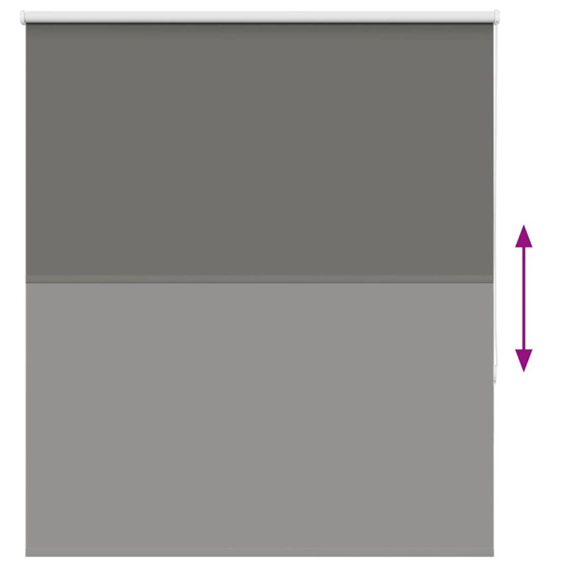 Verdunkelungsrollo Grau 135x150cm Stoffbreite 131,6cm Polyester