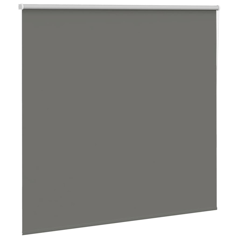 Verdunkelungsrollo Grau 145x150cm Stoffbreite 141,6cm Polyester