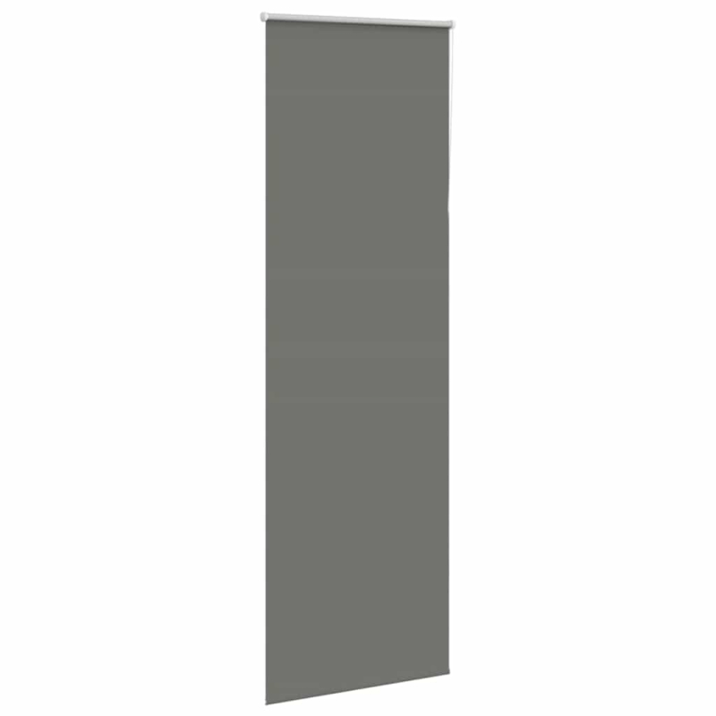 Verdunkelungsrollo Grau 80x210 cm Stoffbreite 75,7 cm Polyester