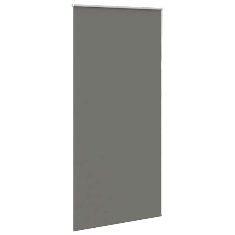 Verdunkelungsrollo Grau 95x210 cm Stoffbreite 90,7 cm Polyester