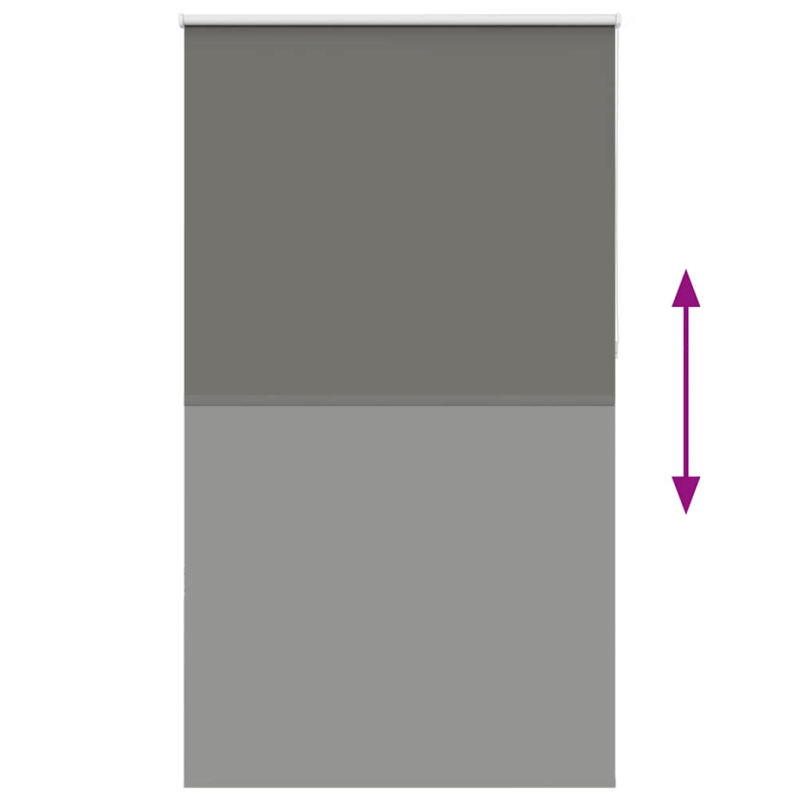 Verdunkelungsrollo Grau 120x210cm Stoffbreite 116,6cm Polyester