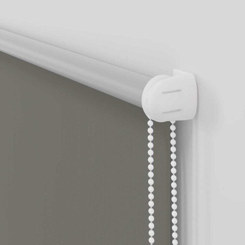 Verdunkelungsrollo Grau 55x230 cm Stoffbreite 50,7 cm Polyester