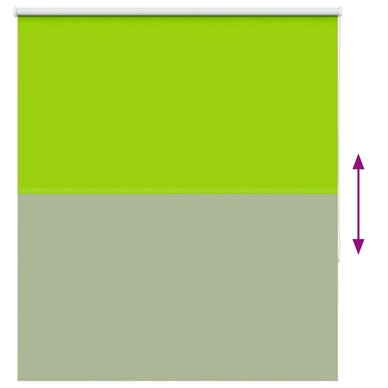 Verdunkelungsrollo Grün 120x130cm Stoffbreite 116,6cm Polyester