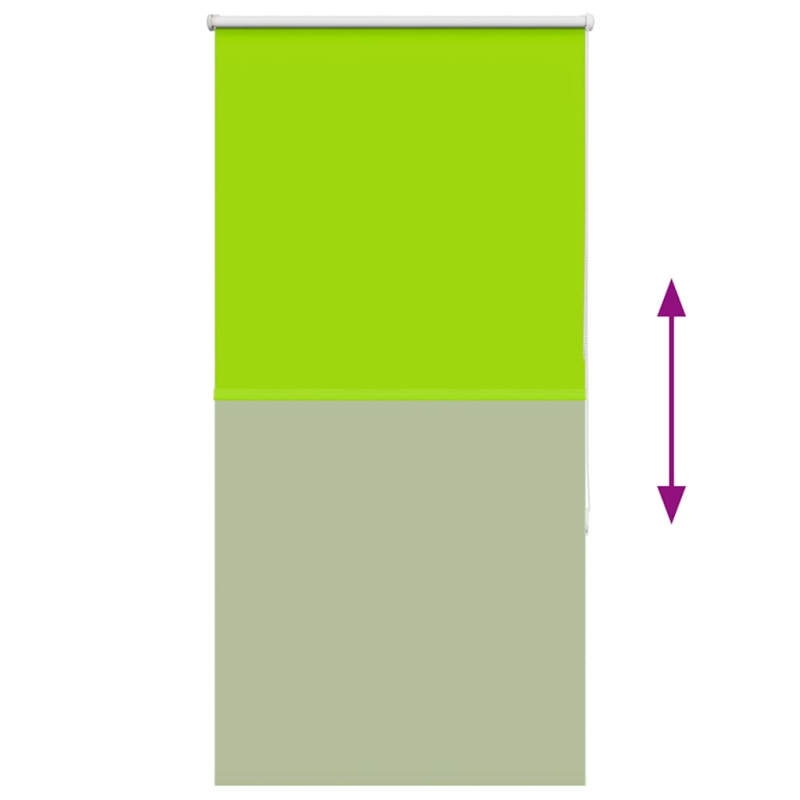 Verdunkelungsrollo Grün 75x150 cm Stoffbreite 70,7 cm Polyester
