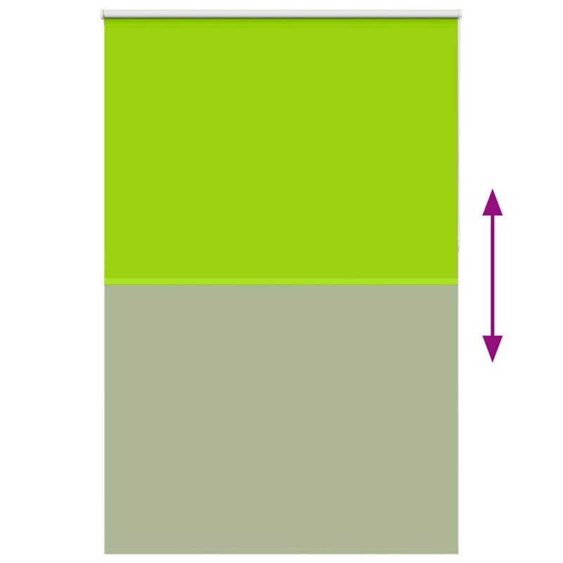 Verdunkelungsrollo Grün 160x210cm Stoffbreite 156,6cm Polyester