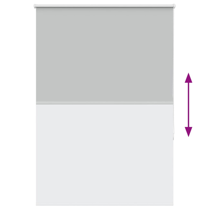 Verdunkelungsrollo Hellgrau 95x150 cm Stoffbreite 90,7 cm