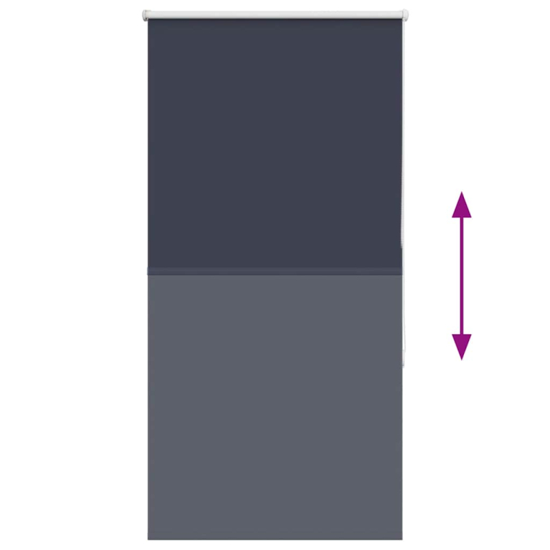 Verdunkelungsrollo Marineblau 70x130cm Stoffbreite 65,7 cm