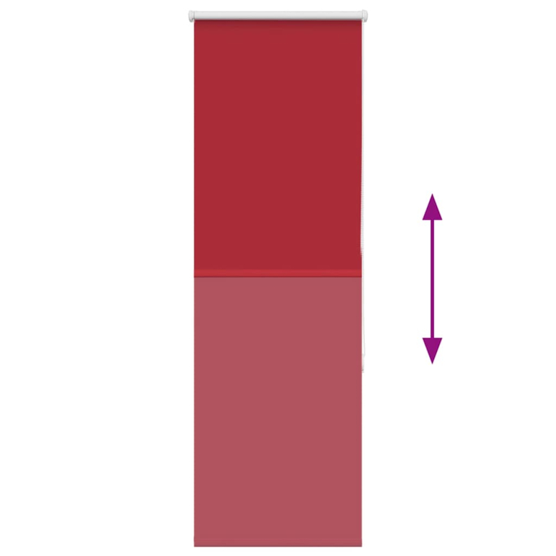 Verdunkelungsrollo Rot 60x150 cm Stoffbreite 55,7 cm Polyester