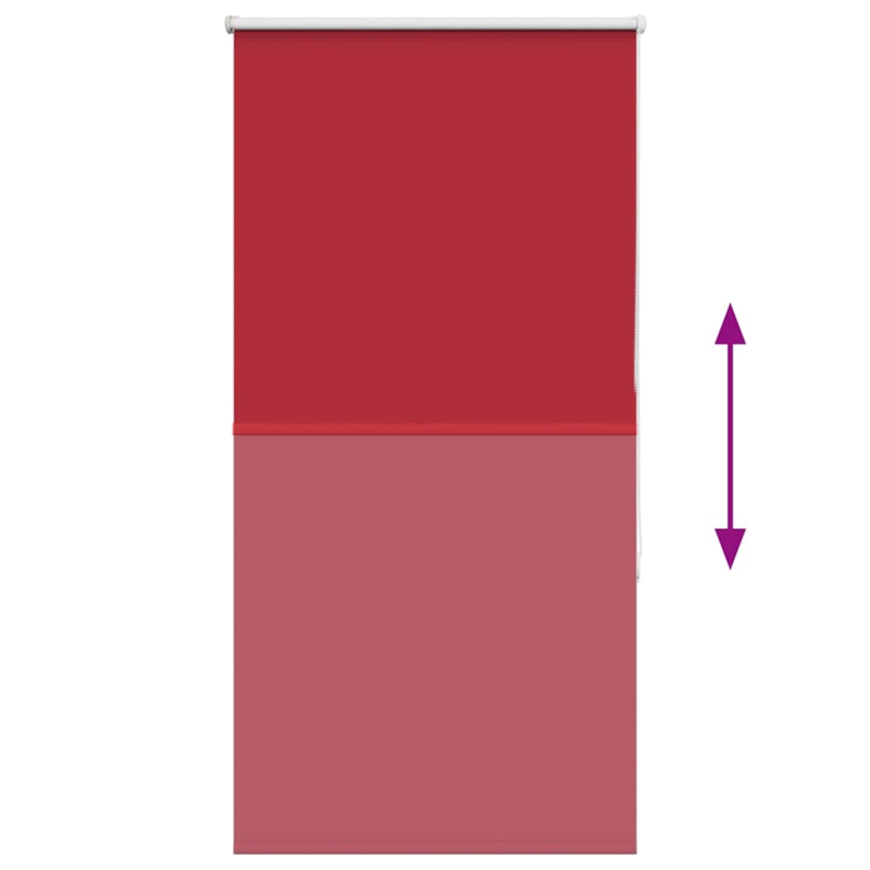 Verdunkelungsrollo Rot 65x175 cm Stoffbreite 60,7 cm Polyester