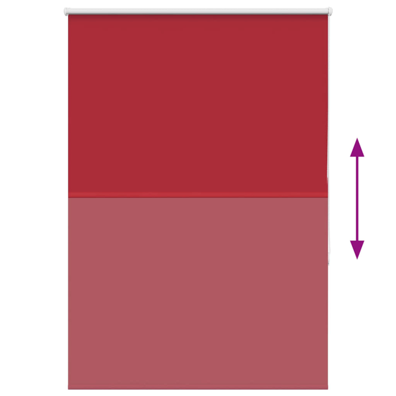 Verdunkelungsrollo Rot 105x175cm Stoffbreite 100,7cm Polyester
