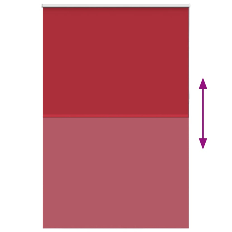 Verdunkelungsrollo Rot 165x210cm Stoffbreite 161,6cm Polyester