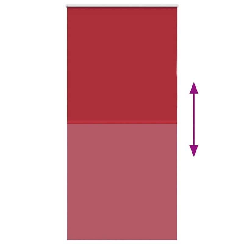 Verdunkelungsrollo Rot 105x230cm Stoffbreite 100,7cm Polyester