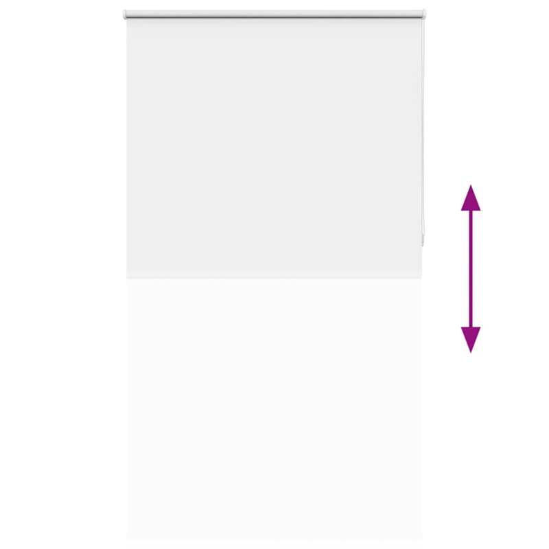 Verdunkelungsrollo Weiß 135x210 cm Stoffbreite 131,6 cm