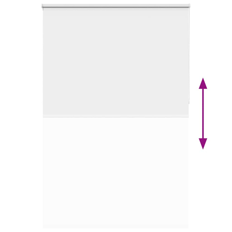 Verdunkelungsrollo Weiß 160x210cm Stoffbreite 156,6cm Polyester
