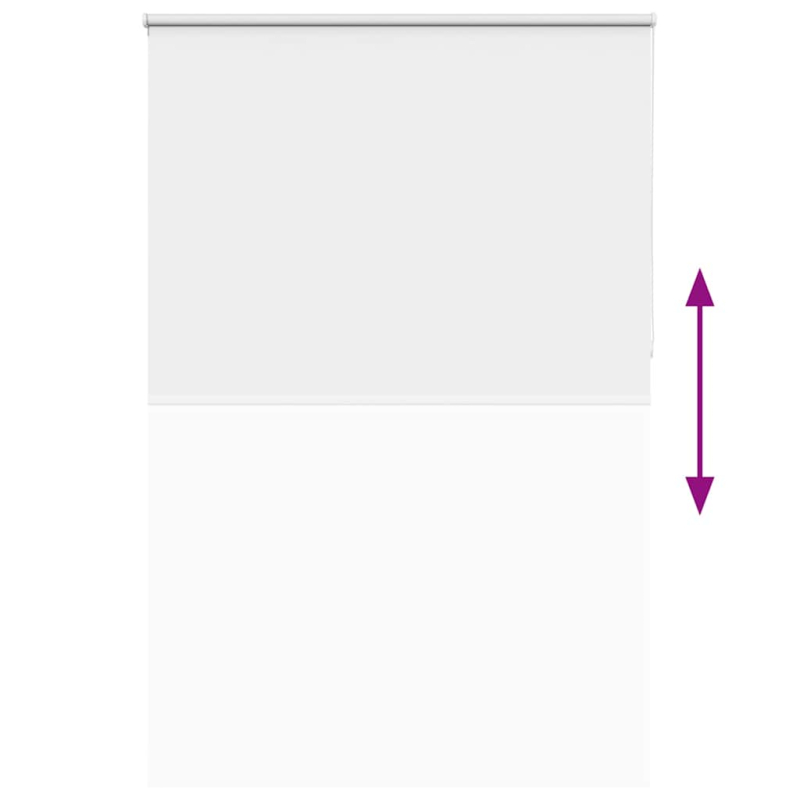 Verdunkelungsrollo Weiß 165x210cm Stoffbreite 161,6cm Polyester