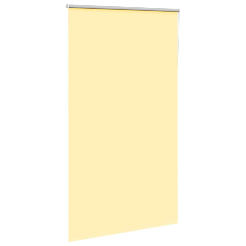 Verdunkelungsrollo Gelb 125x230cm Stoffbreite 121,6cm Polyester