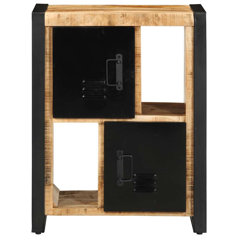 Sideboard 55x35x70 cm Raues Mangoholz