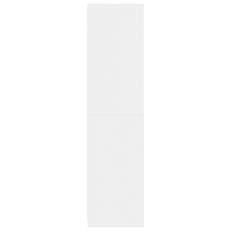 Kleiderschrank Weiß 30x50x200 cm Holzwerkstoff