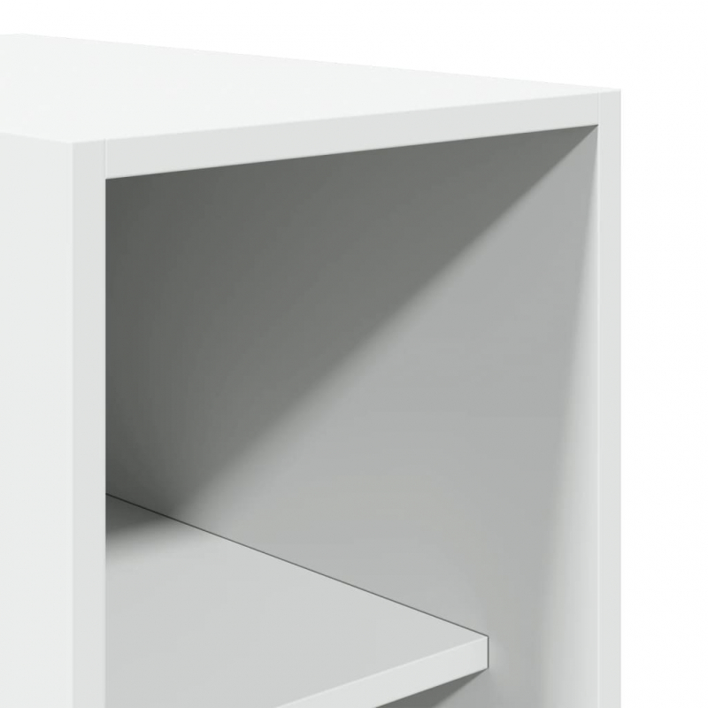 Kleiderschrank Weiß 30x50x200 cm Holzwerkstoff