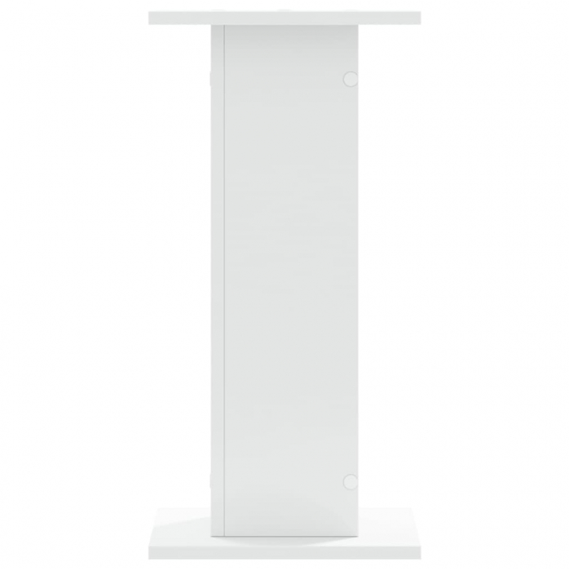 Pflanzenständer 2 Stk. Weiß 30x30x60 cm Holzwerkstoff